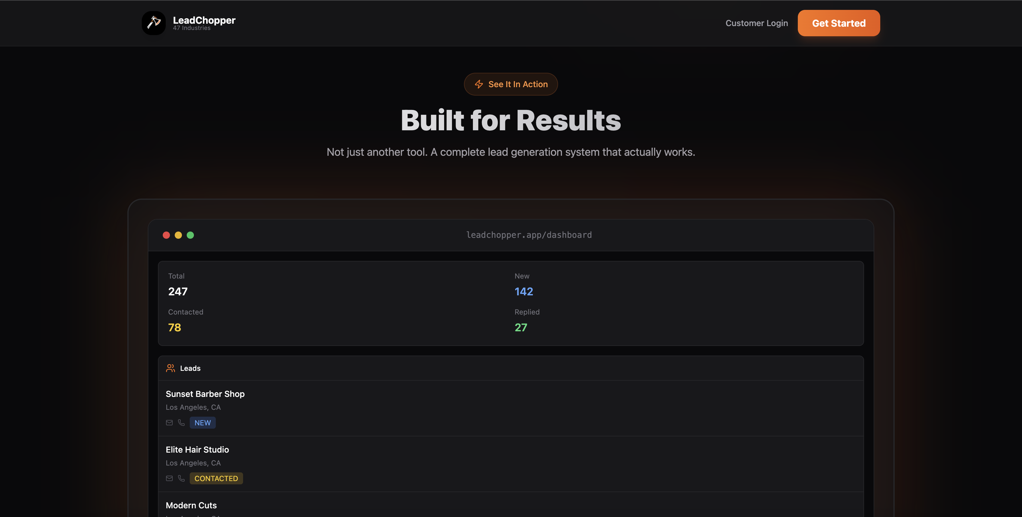 LeadSlicer desktop screenshot 1