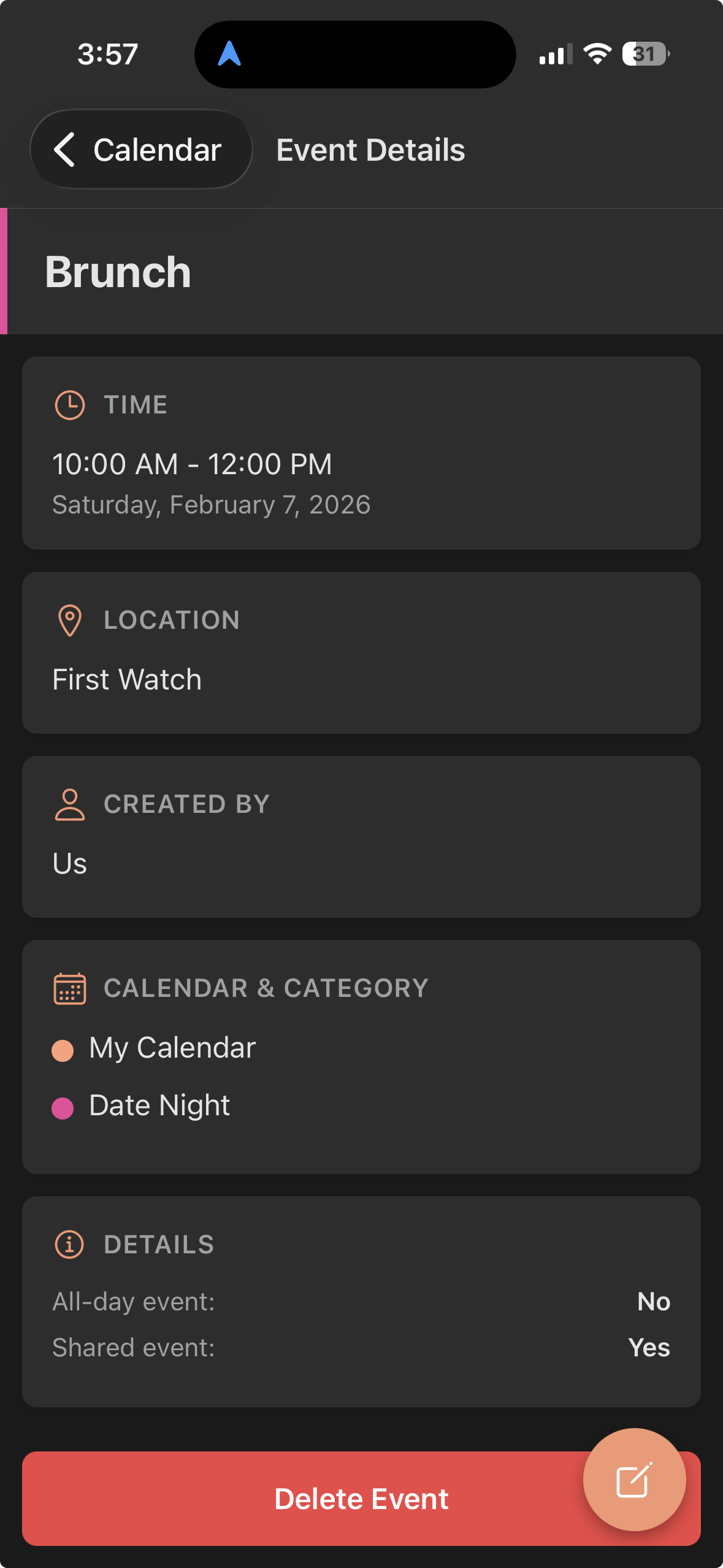 CalPal mobile screenshot 3