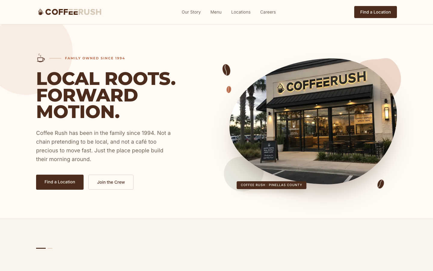 Coffee Rush desktop screenshot 1