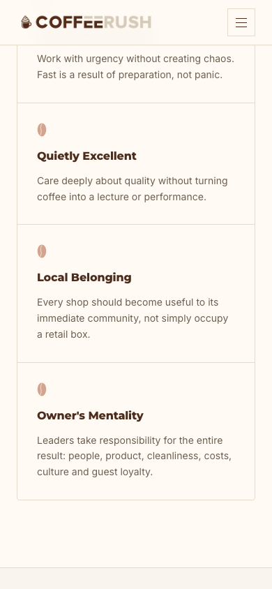 Coffee Rush mobile screenshot 2