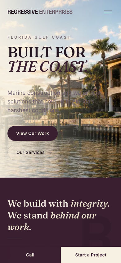 Regressive Enterprises mobile screenshot 1